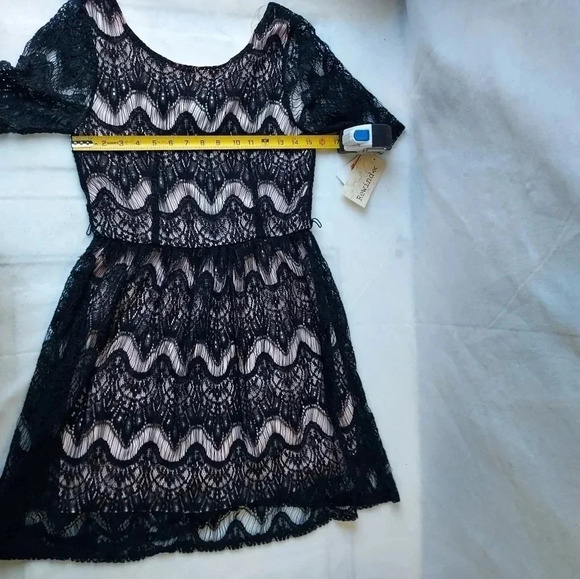 NWT Rewind Lace Dress Pink & Black Large - Picture 7 of 12